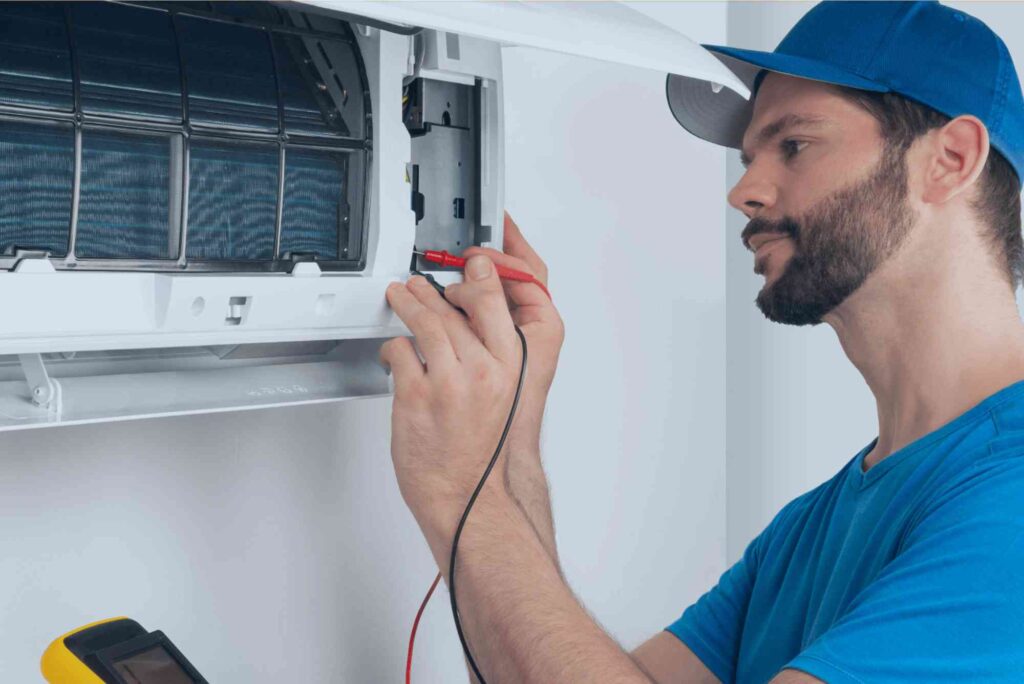 Air-conditioning repair service
